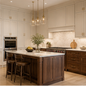Cream kitchen