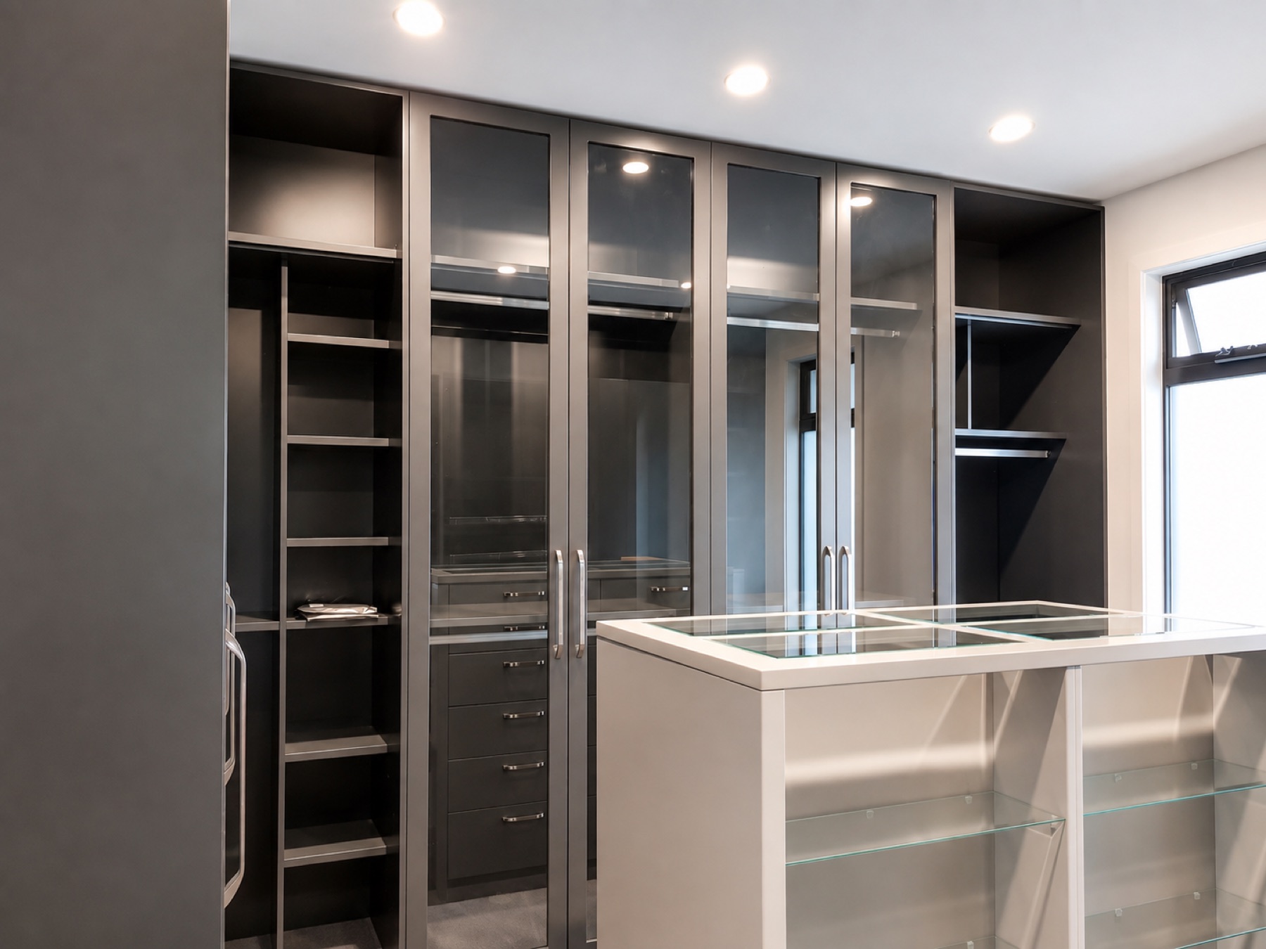 Custom walk-in wardrobe project 1